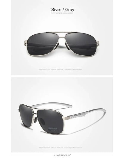 KINGSEVEN Polarized Aluminum Sunglasses Men UV400 HD Lens Pilot Eye Protection Photochromic Glasses Women Night Vision Eyewear Beauty World Shop