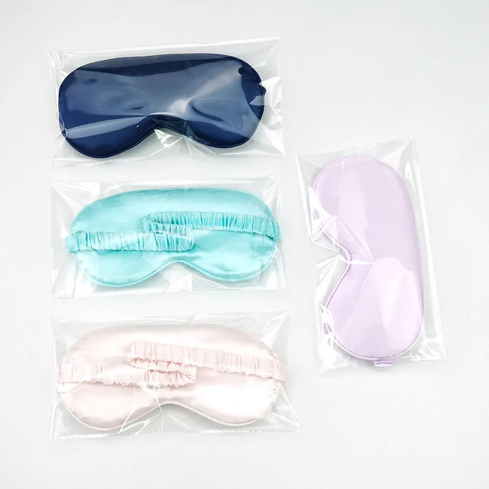 Imitated Silk Eye Patch Shading Sleep Eye Mask Eyepatch Travel Relax Cover Eyeshade Health Sleeping Shield Eye Care Tools Beauty World Shop
