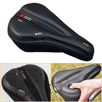 Waterproof Road Bike Saddle Cushion Comfortable MTB Bicycle Seat Cover Breathable Mountain Bike Cycling Seat Cover Beauty World Shop