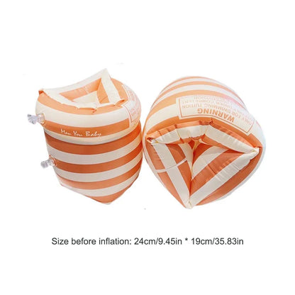 2pcs PVC Inflatable Arm Rings Summer Swimming Arm Floater Kids Pool Float Sleeve Inflatable Pool Buoy Armbands Pool Accessories Beauty World Shop
