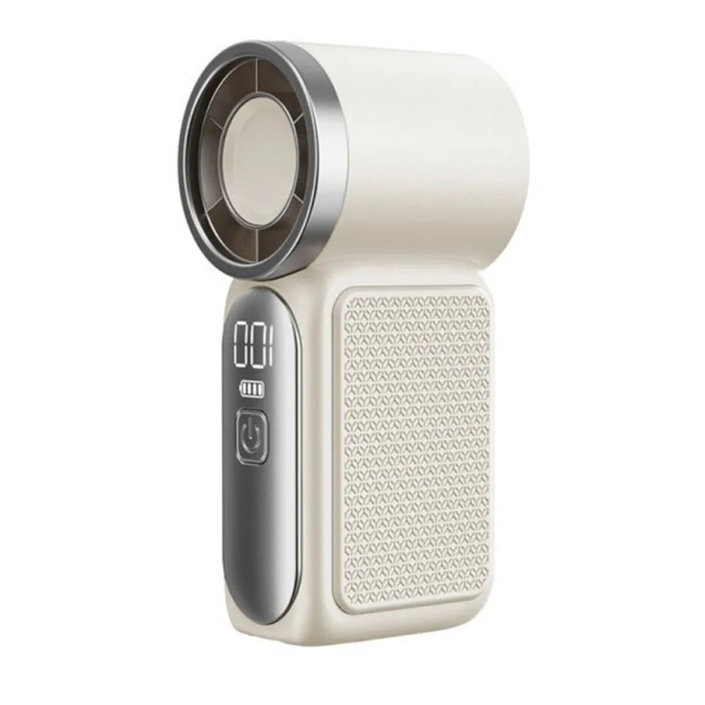 Mini Handheld Fan - Portable Turbo Fan with 100 Wind Speed, 1200mAh & Type-C, - Cooling Blower，Travel,R Cooling Device Beauty World Shop