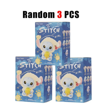 NEW Stitch Eat Something Before Sleep Series Blind Box Plush Dolls Pendant Cute Doll Ornament Mystery Box Surprise Toys Gifts Beauty World Shop