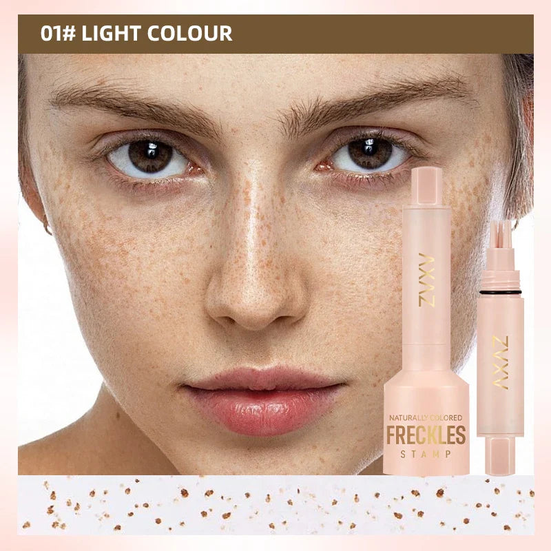 Natural Freckle Stamp Pen - Fast-Dry Waterproof Light Coverage Temporary Fake Freckles Makeup Makeup Brushes for Face Beauty Trend Shop