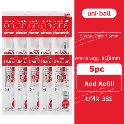 uniball ZENTO Standard 0.38/0.5mm Gel Pens,Water-Based Smooth Writing Roller Ball Pens Fit for a variety of occasions Stationery Beauty World Shop