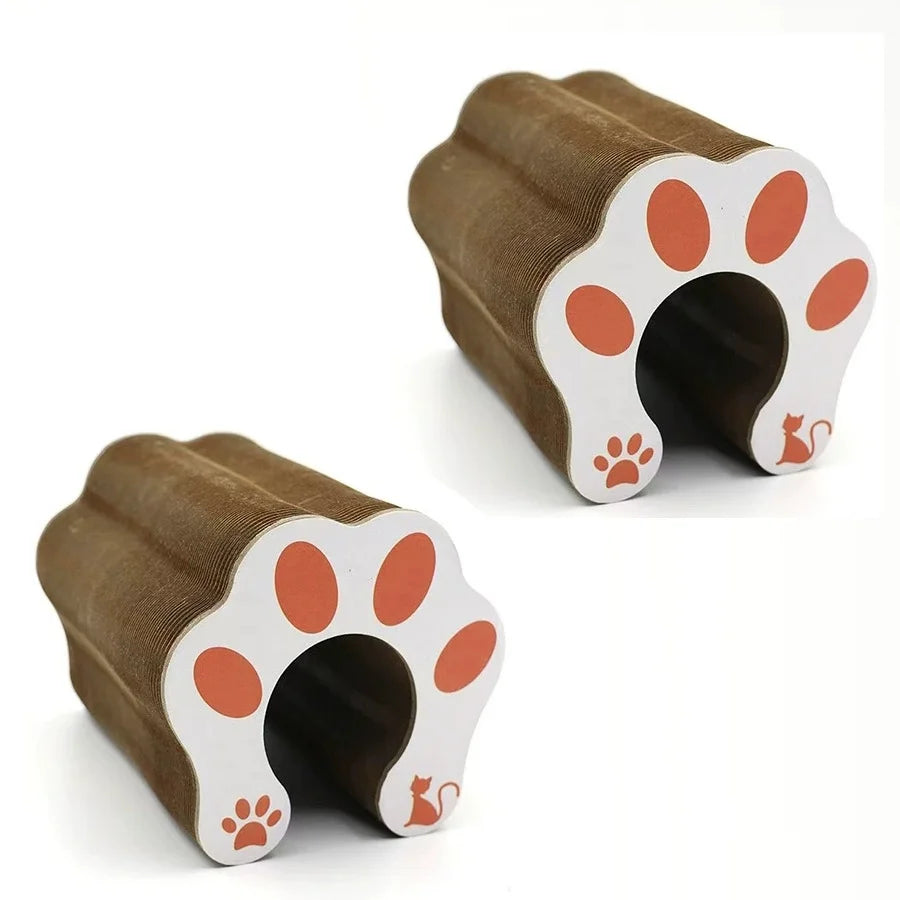 Organ Cat Scratch Board, Wear-resistant and Shavings Resistant, Cat Toy, Corrugated Paper Scratch Board with Bell