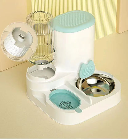 Cat bowl automatic feeder for cats, dogs, pets, water dispensers, integrated cat bowl, cat food basin, dogs, eating, drinking wa Beauty World Shop