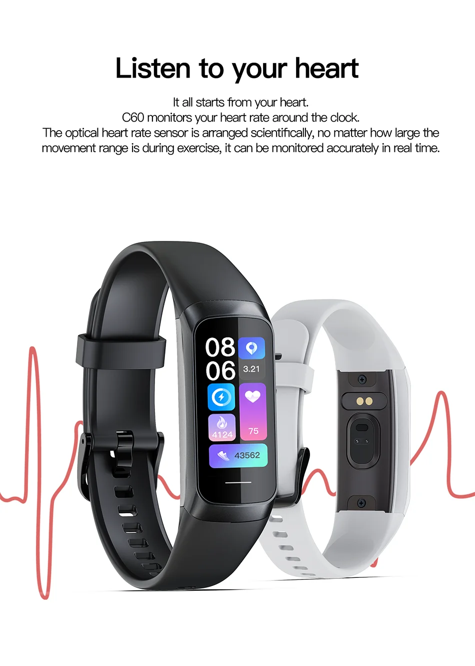 LIGE Amoled Smart Watch Men 2023 Smart Band Women Heart Rate Blood Smartwartch Waterproof Smart Bracelet Sport Fitness Tracker Beauty World Shop