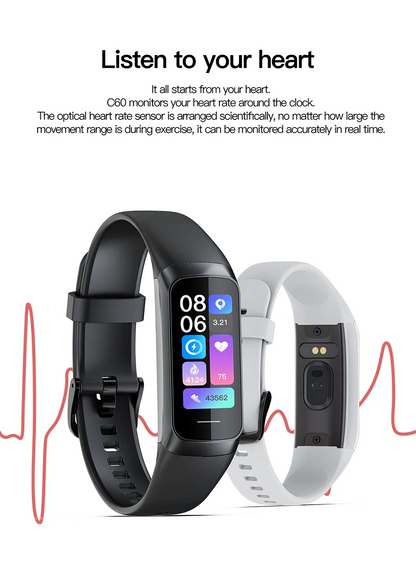 LIGE Amoled Smart Watch Men 2023 Smart Band Women Heart Rate Blood Smartwartch Waterproof Smart Bracelet Sport Fitness Tracker Beauty World Shop