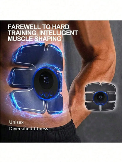2026 1PC Abs Stimulator, Muscle Toner, Portable Muscle Trainer, Intelligent Wireless Fitness Apparatus Rechargeable Beauty World Shop