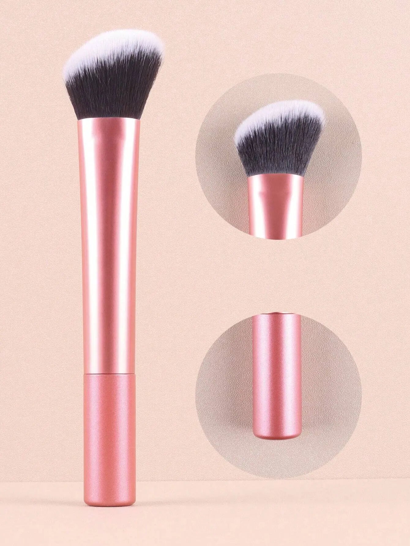 1pc Large Orange Contour Brush - Ideal For Cheeks, Forehead, Chin, Nose Blending And Defining Contours, Perfect For Liquid Found Beauty World Shop