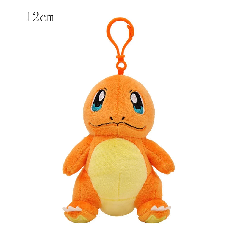 Pikachu Plush Keychain Cartoon Toys Charmander Psyduck Squirtle Snorlax  Doll Kids Kawai Toy Gift 12Cm Beauty World Shop