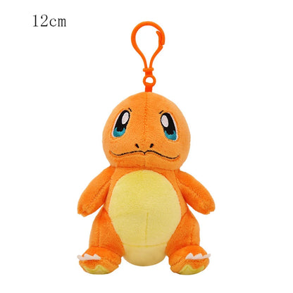 Pikachu Plush Keychain Cartoon Toys Charmander Psyduck Squirtle Snorlax  Doll Kids Kawai Toy Gift 12Cm Beauty World Shop