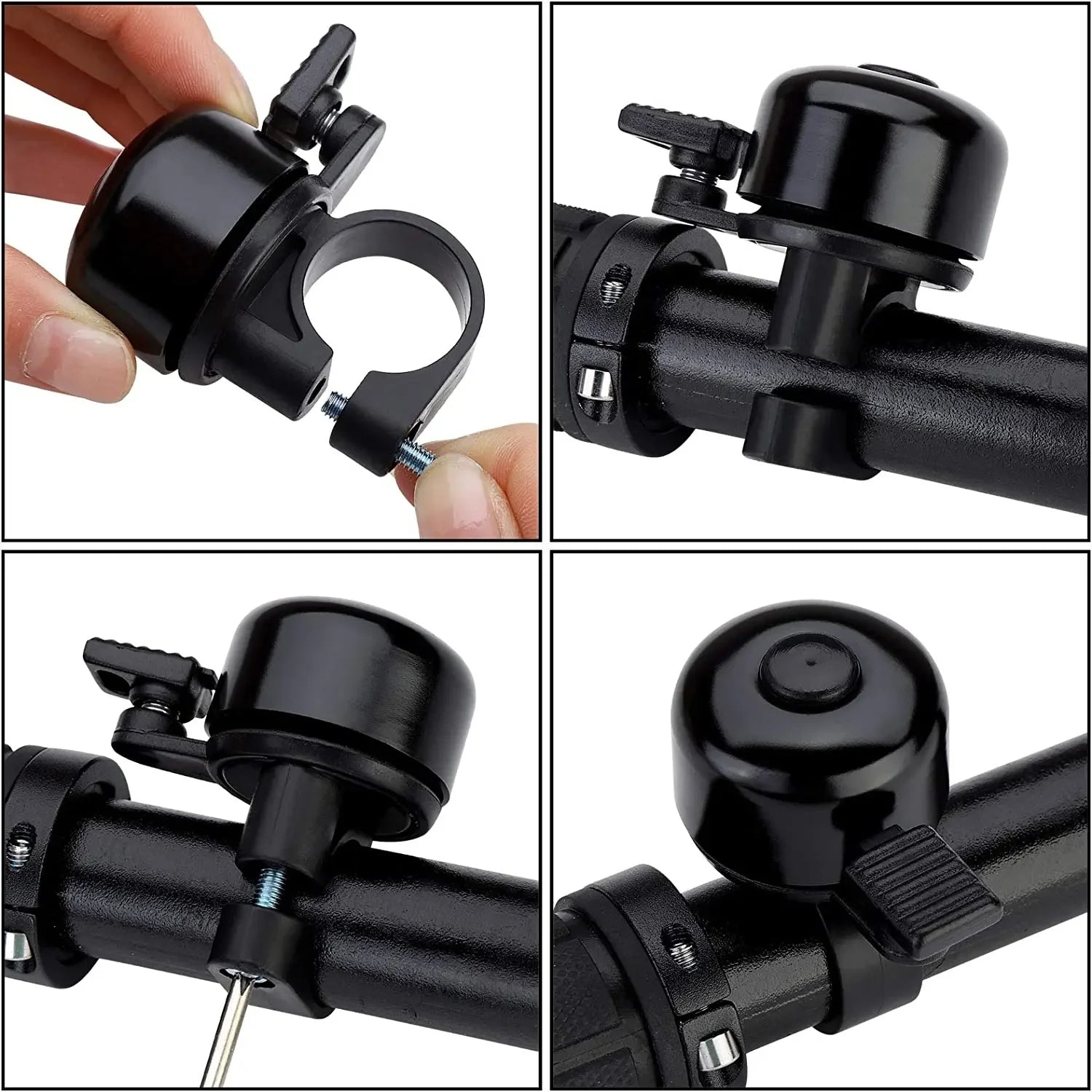 Bicycle Bell Small Size Alloy Mountain Road Bike Horn Sound Alarm For Safety Cycling Handlebar Bicycle Call Accessories Beauty World Shop