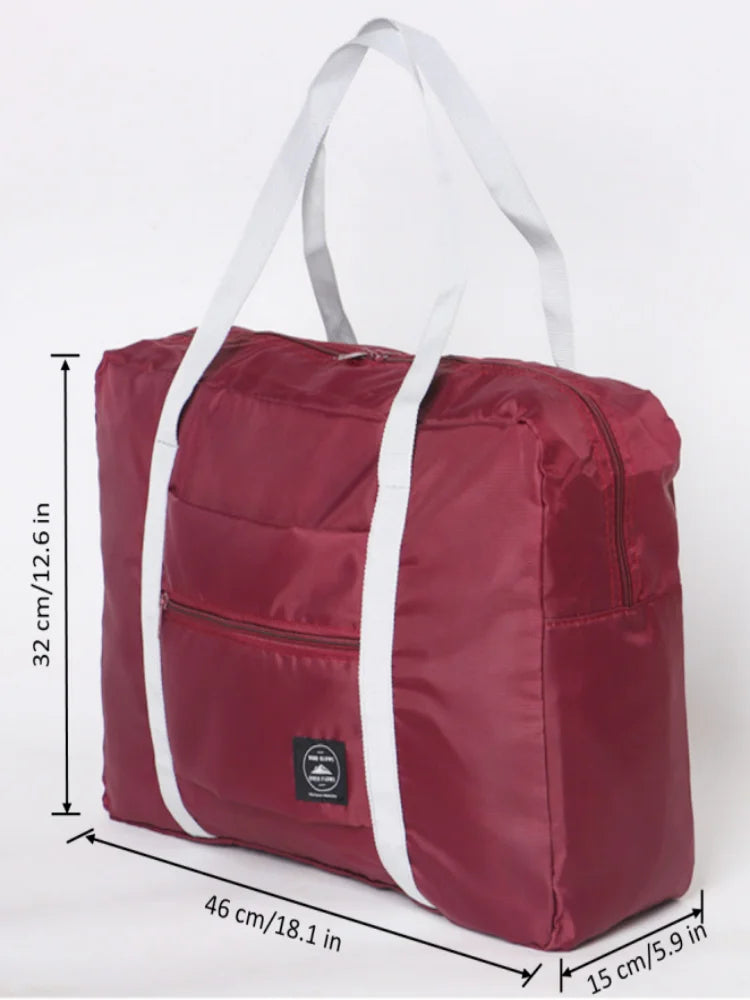 Foldable Travel Duffel Bag for Airlines Carry on Bag for Women and Girls Lightweight Large Capacity Sports Weekend Trip Overnigh Beauty World Shop