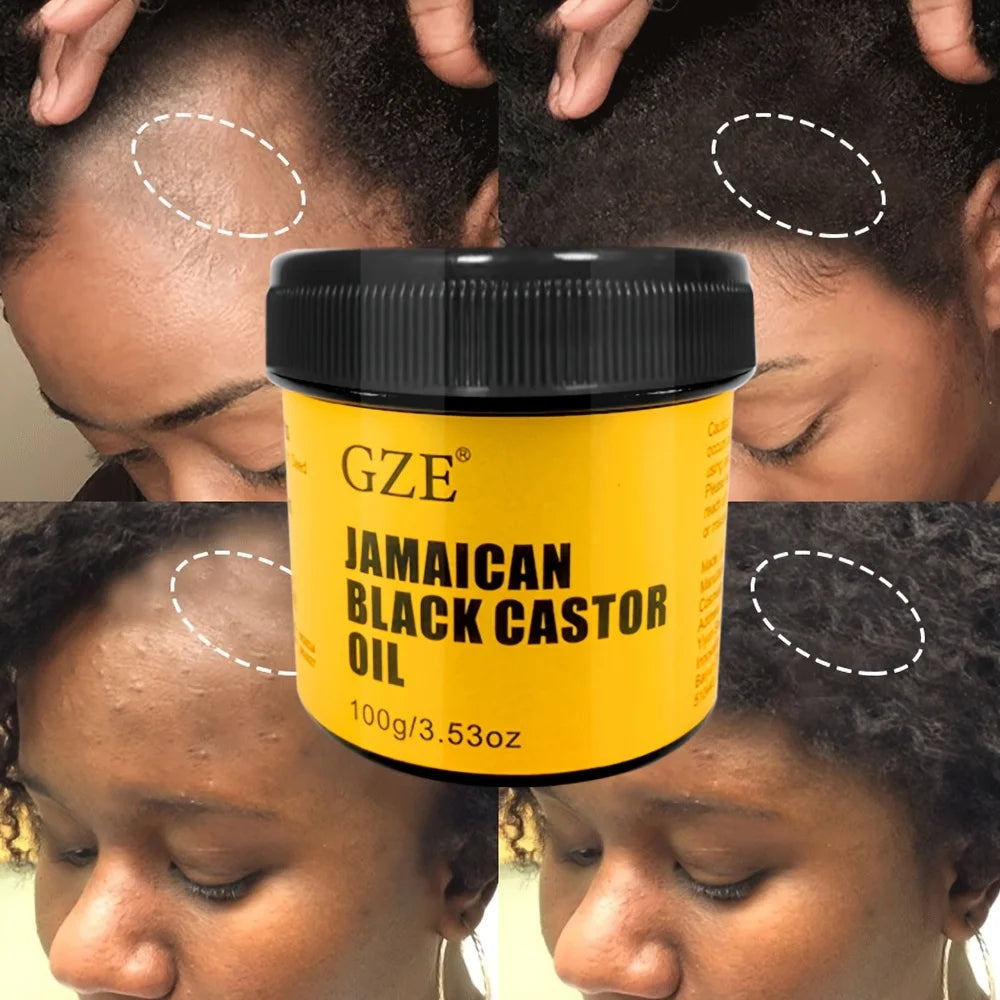 GZE JAMAICAN Black Castor Oil Pure Cold-Pressed for Hair Growth, Skin Moisturizing and Scalp Health - Promoting Thick Hair Beauty World Shop