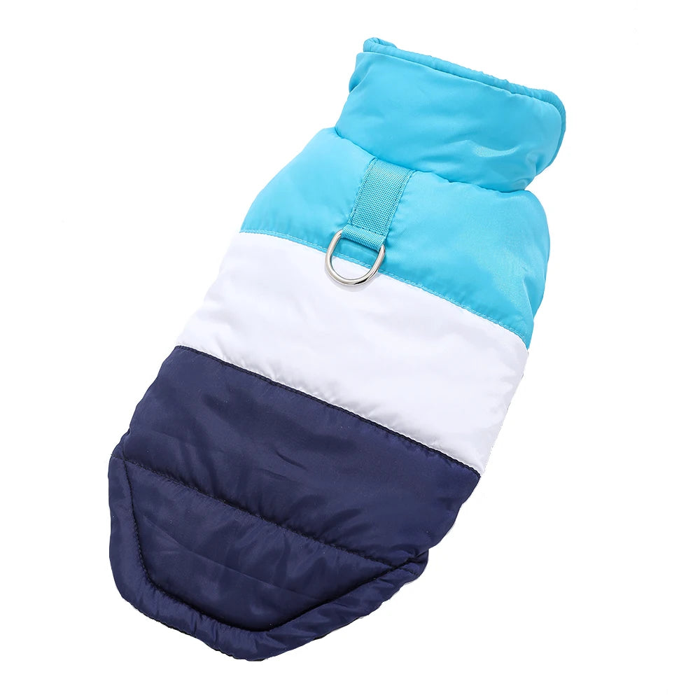 Dog Clothes For Autumn Winter Warm Pets Jacket With D-ring Outdoor Waterproof Puppy Vest Coat For Small Medium Dogs Yorkshire