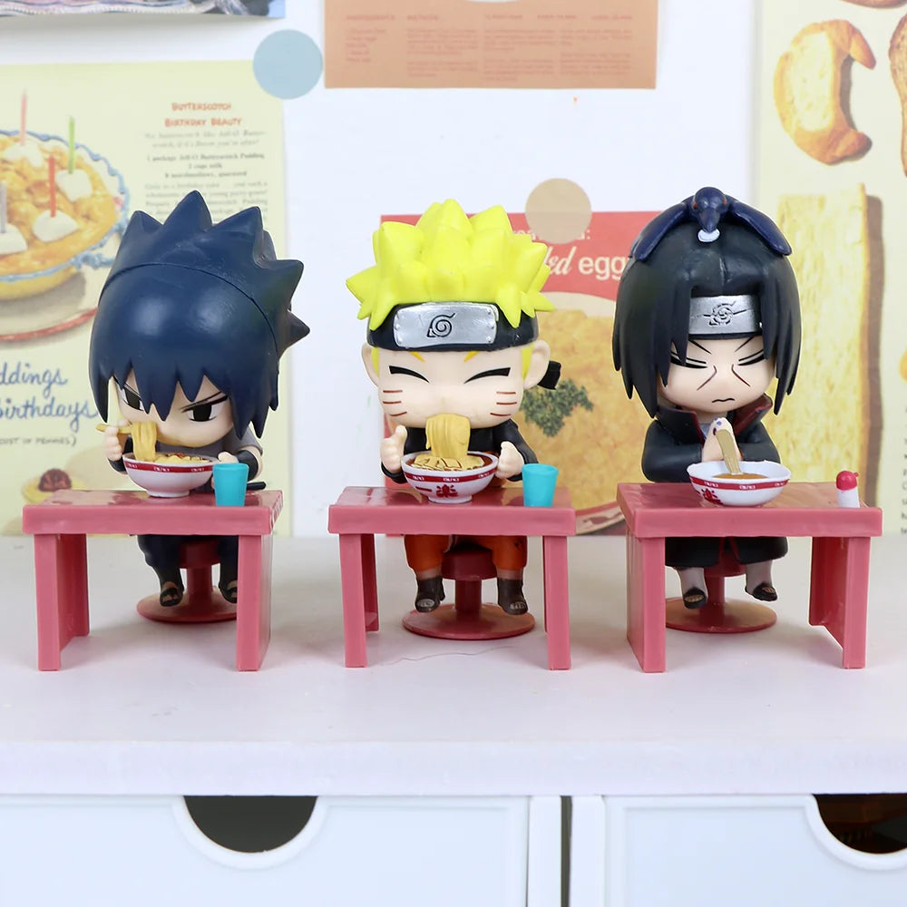 2026 In Stock Hot Sale Bandai Naruto Breeze Ramen Lamian Noodles Theme Blind Box Handmade Ornament Gift Naruto Sasuke Model Toys Beauty World Shop