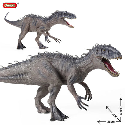 Oenux Dinosaurs World Brinquedo Savage Jurassic Indominus Rex Spinosaurus Triceratops Action Figures Collection Toy Kids Gift Beauty World Shop