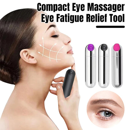 Portable Vibrating Eye Massager USB Rechargeable Eye Fatigue Relief Tool Eye Beauty Devices Massager Machine 10 Modes Beauty World Shop