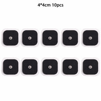 10pcs 4x4cm black