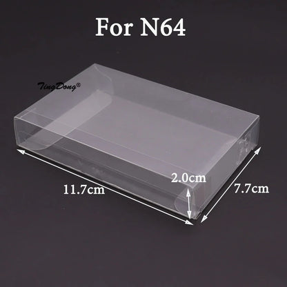 5/20PCS Clear Transparent Game Cartridge Box Case Games Plastic PET Protector for N64 NES SNES for ps5 ps4 ps3 GB GBA GBC Switch