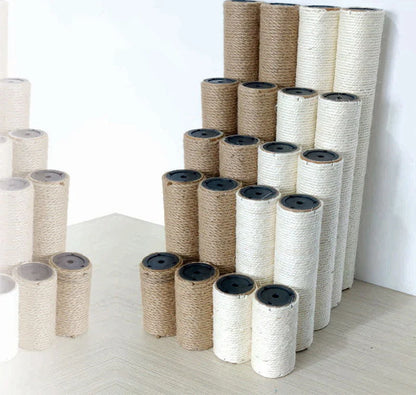 Cat Scratching Post for Cat Tree Tower DIY Cat Climbing Frame Replacement Post Sisal Rope Entangle Kitten Toy Scratch Furniture Beauty World Shop