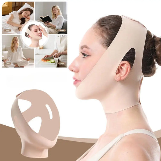 Face V Shaper Facial Slimming Bandage Relaxation Lift Up Belt Shape Lift Reduce Double Chin Face Thining Band Massage Hot Sale Beauty Trend Shop
