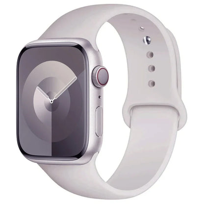 Silicone Band For Apple Watch strap 44mm 45mm 40mm 41mm 42-38mm 45 mm sport bracelet iwatch series 8 7 6 5 4 3 SE 9 Ultra 2 49mm Beauty World Shop