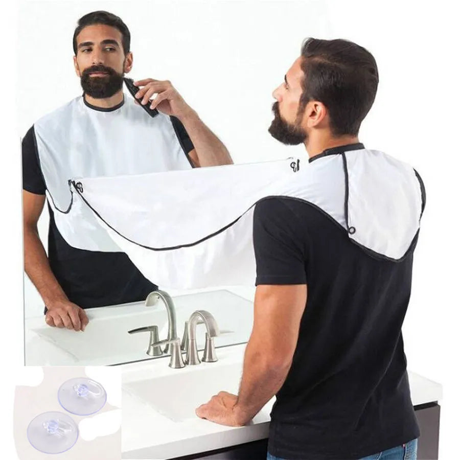 Men's Home Shaving Scarf, Shaving Cloth, Hair Cutting Hat, Hair Cutting Apron, Dirt Proof, Keep Clean Beauty Fashion