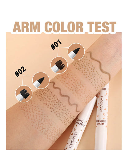 1PC Face Fake Freckles Pen Natural Waterproof Lifelike Fake Freckles Pen for Long Lasting Look Dot Spot Pen Makep Tool Cosmetic Beauty World Shop