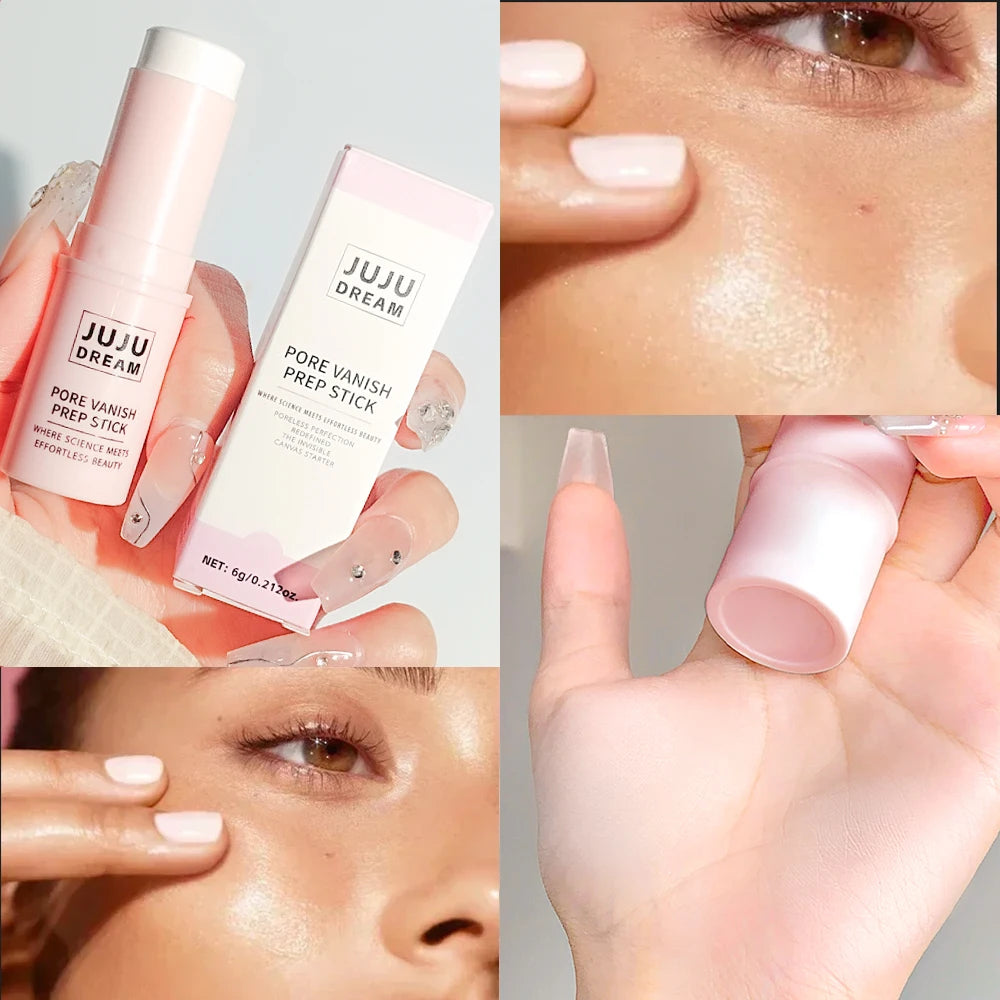 Face Primer Stick, Matte Priming Makeup Blur Stick, Hydrating Primer Face Shimmer Stick Cover Pores Oil Control & Lightweight Beauty World Shop