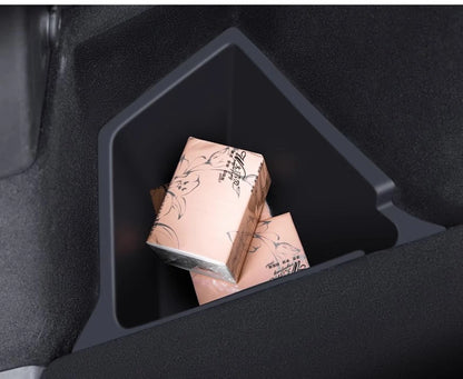 USVOTOV Trunk Organizer for Tesla Model Y Juniper Launch Refresh 2025 Rear Trunk Storage Bins Side Box Organiser TPE Accessories Beauty World Shop