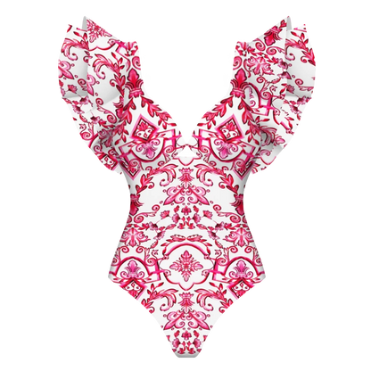 2026 New Sexy Ruffle Bikini Set Printed Brazilian Biquini Women Swimwear Skirt Bathing Suit Girls Summer Beachwear Dress Beauty World Shop