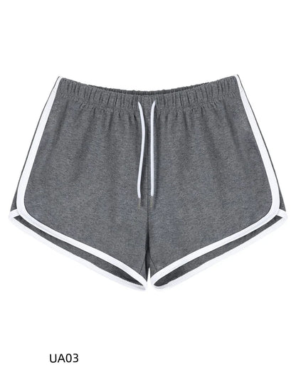 Summer Women's Casual Solid Cotton shorts Yoga Gym Workout Fitness Pants Loose Student Comprehensive Training Short Beauty World Shop