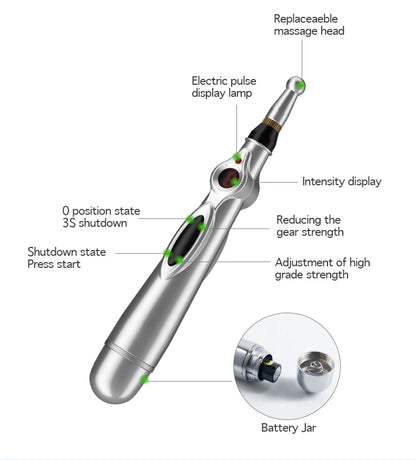 Electronic Acupuncture Pen Acupuncture Point Pen Acupuncture Point Pen Meridian Energy Meridian Pen Massage Pen Acupuncture Acup Beauty World Shop