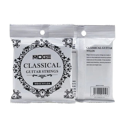 MOGE MG43 028-043 Classical Guitar Strings Nylon Silver Jacketed Wire Coating Musical Instrument Accessories Beauty World Shop