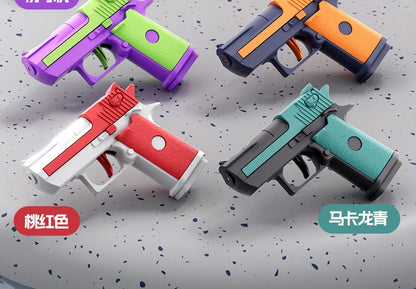 Hot Mini Desert Eagle Mechanical Continuous Firing Water Gun Small Pistol Summer Outdoor Beach Poor Toy Shoot Water Gun for Kids Beauty World Shop