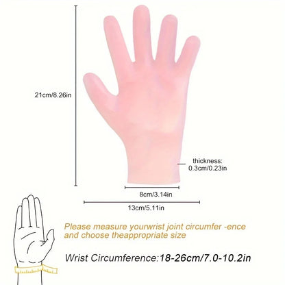 2-Pack Silicone Moisturizing Gloves Exfoliate to Prevent Dry Hands and Leave Hands Smooth and Soft Hand Care Tool Beauty World Shop
