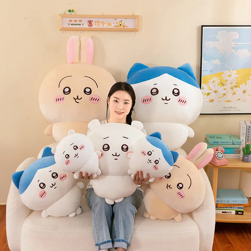 Chiikawa Doll Hachiware Usaki Plush Toy Cute Super Cute Children Sleeping in Bed Comforting Doll Gift Beauty World Shop