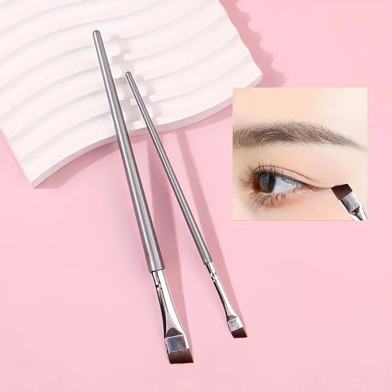 2PCS blade eyeliner brush superfine eye contour makeup brush fine eyeliner Beauty World Shop