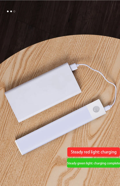 LED Cabinet Light USB Type-C Rechargeable Motion Sensor Led Lamp for Kitchen Wardrobe Cabinet Lighting 20cm/30cm/40cm/50cm/60cm Beauty World Shop
