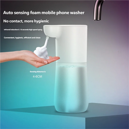 HOMEFISH Smart Sensor Automatic Soap Dispenser 350ml USB Charging Contactless Soap Foam Dispenser Hand Sanitizer Machine Beauty World Shop