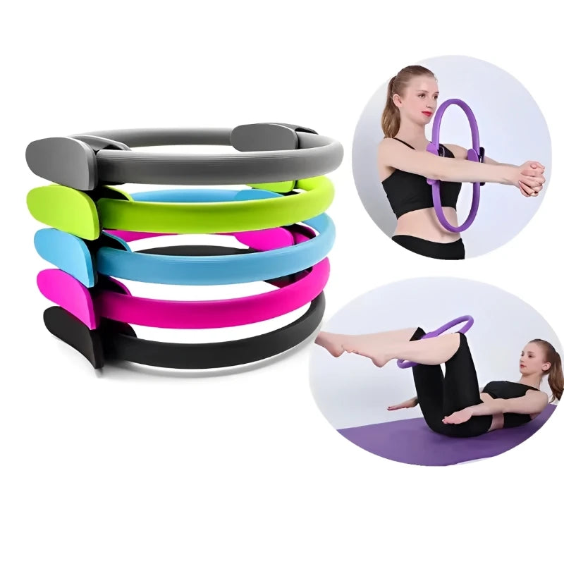 1Pcs Brand New Yoga Fitness Ring Circle Pilates Women Girl Exercise Home Resistance Elasticity Gym Workout Accessories Beauty World Shop