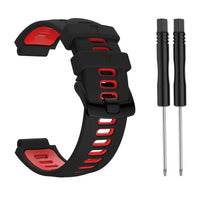 black red