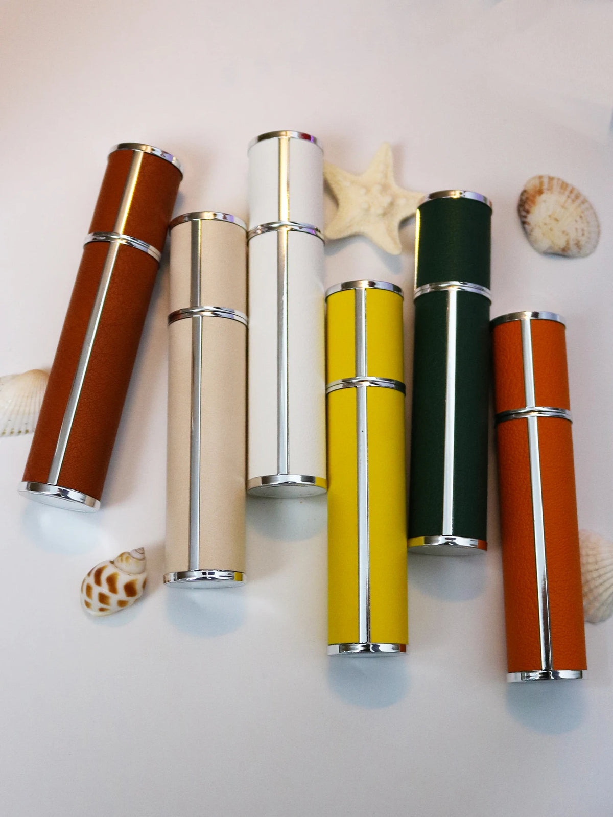 10ml Luxury Leather Wrapped Glass Perfume Spray Bottle, Portable Mini Refillable Perfume Atomizer, BPA-Free Cosmetic Container Beauty World Shop