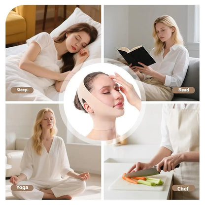 Face V Shaper Facial Slimming Bandage Relaxation Lift Up Belt Shape Lift Reduce Double Chin Face Thining Band Massage Hot Sale Beauty Trend Shop