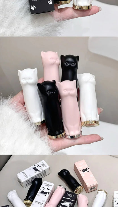SHAQINUO Meowoqinqin Moisturizing Color Lip Balm, anti-dryness and crack fade lip lines Student Moisturizing lipstick Beauty Trend Shop