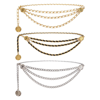 Women's Waist Chain Belt Bridal Wedding Adjustable Tassel Body Jewelry Fashion Accessories for Party Carnival Holiday Beauty World Shop