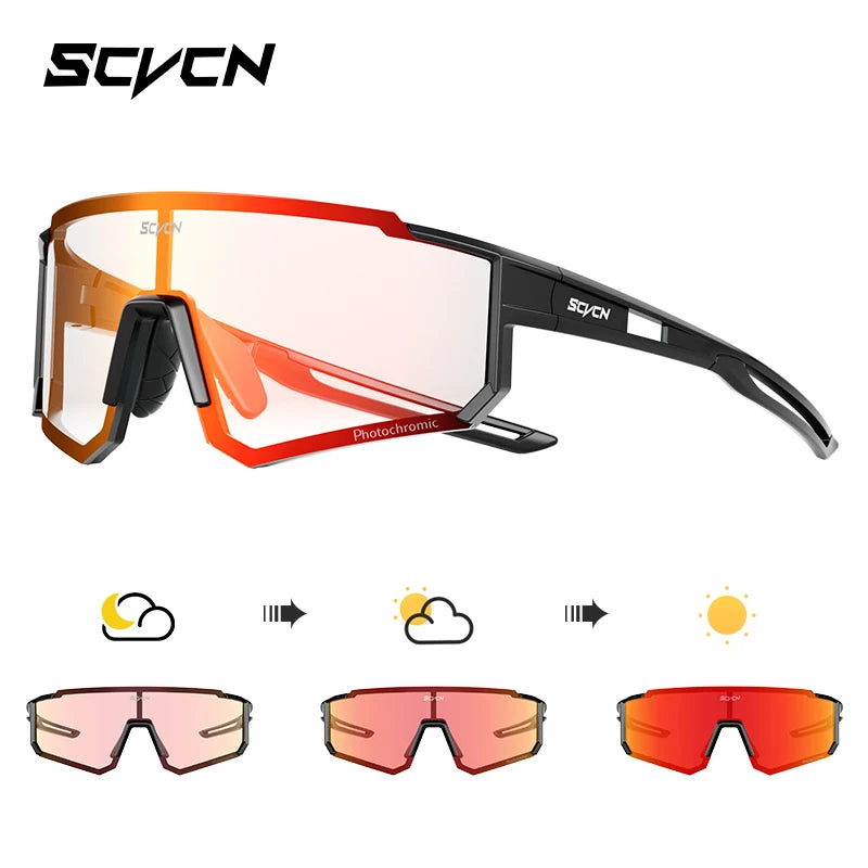 SCVCN Fashion Sunglasses for Men Sport Cycling Glasses Bike Bicycle Hiking Camping Golf UV400 Protection Glasses Women Baseball Beauty World Shop