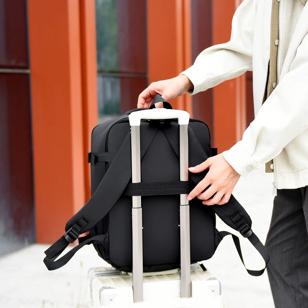 2-Piece 40×30×20cm 180 °   Full Opening Backpack Set, Large Carry-On with Tote Bag for Travel, Business, School & Daily Commuting Beauty World Shop